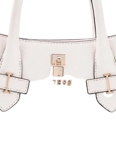 Guess Yesba Girlfriend Shoulder Bag In White