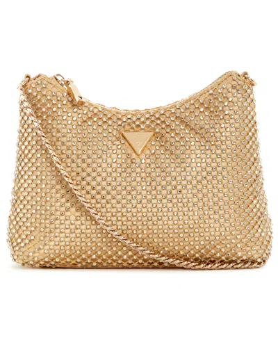 Guess Zalina Top Zip Shoulder Bag In Yellow