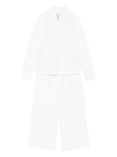 Guess Zip-fastening Tracksuit In Neutral