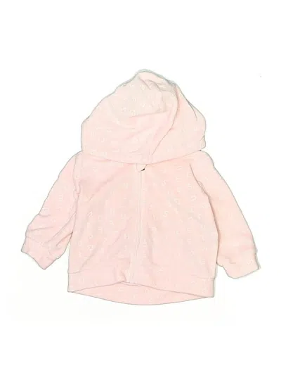Pre-owned Guess Babies' Zip Up Hoodie In Pink