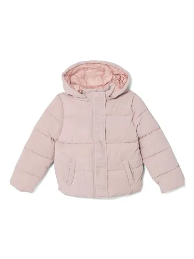 Guess Kids' Zip-up Padded Jacket In Pink
