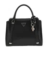 Guess Zippered Shoulder Bag In Black
