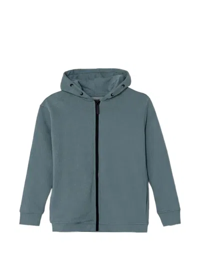 Guess Kids' Zip-up Hoodie In Gray