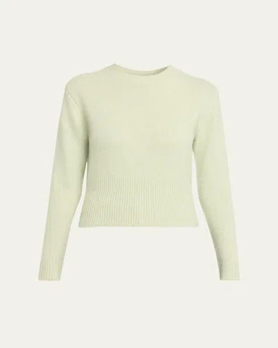 Guest In Residence Alina Crewneck Cashmere-silk Sweater In Multi