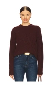 Guest In Residence All Day Crew Cashmere Sweater In Purple