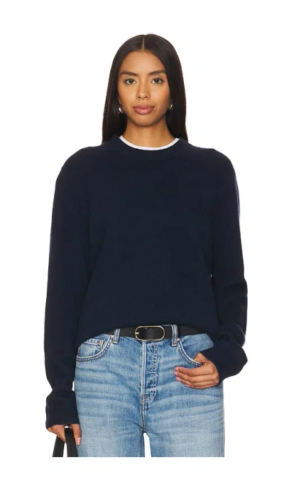 Guest In Residence All Day Crew Sweater In Blue