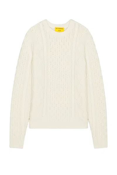 GUEST IN RESIDENCE ALLDAY CABLE CREW NECK SWEATER