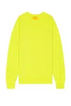 Guest In Residence Allday Crew Neck Sweater In Lemon