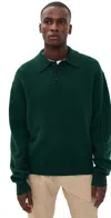 Guest In Residence Allday Polo In Cashmere Holly In Green