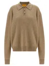Guest In Residence 'allday' Polo Shirt In Brown