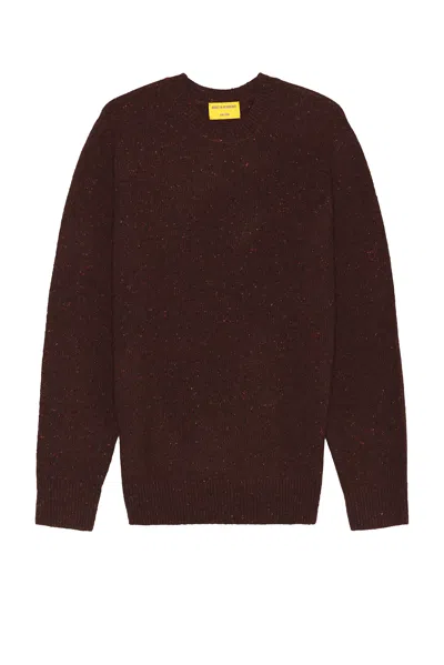 Guest In Residence Allday Recycled Cashmere Crew Neck Sweater In Plum
