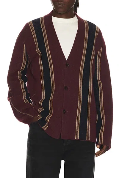 Guest In Residence Baja Everywear Cashmere Cardigan Fig Combo In Black