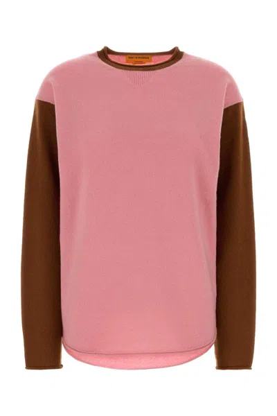 Guest In Residence Cashmere Oversize Baseball Sweater In Multi