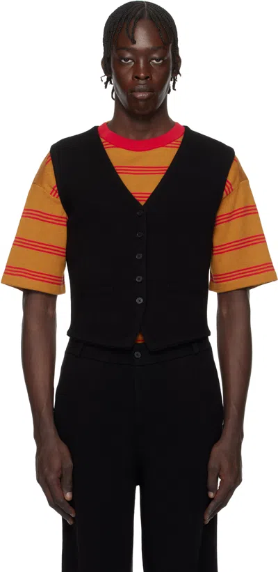 Guest In Residence Black Tailored Vest