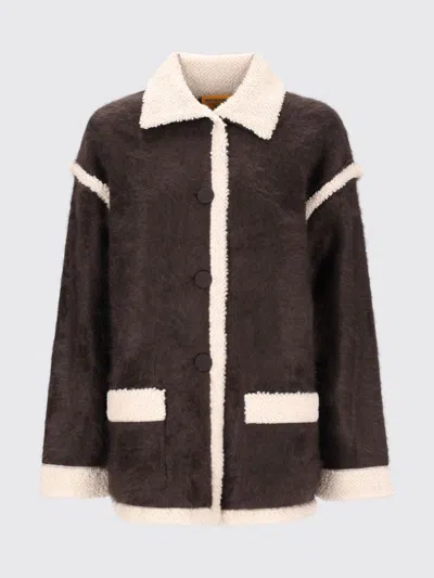 GUEST IN RESIDENCE JACKET GUEST IN RESIDENCE WOMAN COLOR BROWN,H64303032