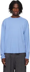 Guest In Residence Airy True Crew Neck Sweater In French Blue