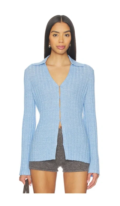 Guest In Residence Breezy Cardigan In Blue