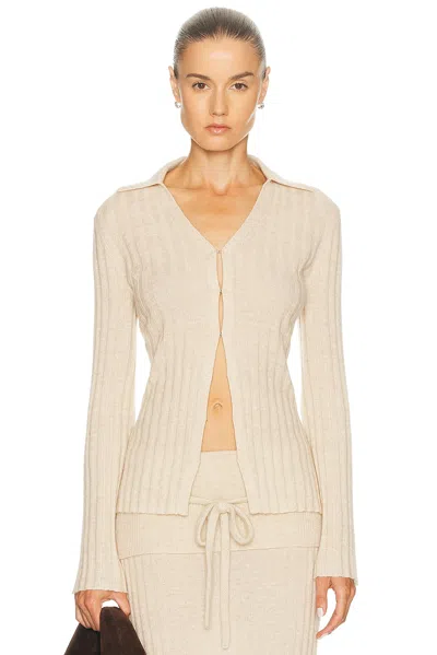 Guest In Residence Breezy Cardigan Top In Gray