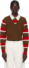 Guest In Residence Brown Tailored Vest In Chestnut