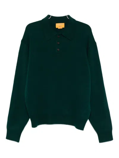 Guest In Residence Button-fastening Polo Shirt In Black