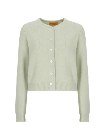 Guest In Residence Button Knitwear Cardigan In Green