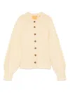 Guest In Residence Button-up Cardigan In Neutral