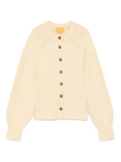 Guest In Residence Button-up Cardigan In Neutral