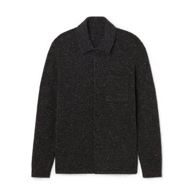 Guest In Residence Button Up! Shirt In Charcoal