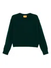 Guest In Residence Cable Collegiate Sweatshirt In Black