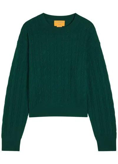 Guest In Residence Cable-knit Cashmere Jumper
