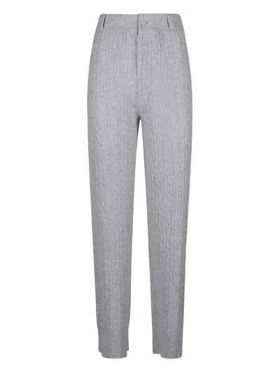 Guest In Residence Cable Pant Cashmere Sweatpants In Gray