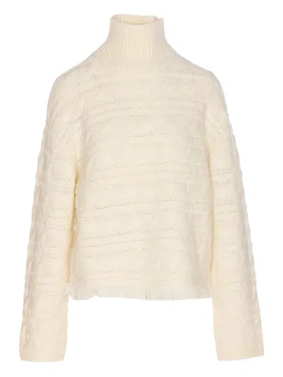 GUEST IN RESIDENCE CABLE-KNIT TURTLENECK SWEATER