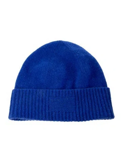 Pre-owned Guest In Residence Cashmere Beanie In Blue