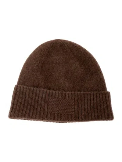 Pre-owned Guest In Residence Cashmere Beanie In Brown