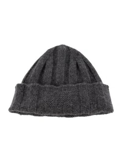 Pre-owned Guest In Residence Cashmere Beanie In Grey