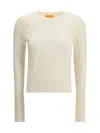 Guest In Residence Cashmere Crewneck Pullover In Neutral