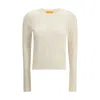 Guest In Residence Cashmere Crewneck Pullover In Neutral