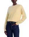 Guest In Residence Cashmere Cable Collegiate Crewneck Sweater In Neutral