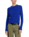 Guest In Residence Cashmere Cable Knit Sweater In Cobalt