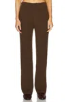 Guest In Residence Cashmere Cable Trouser In Chestnut