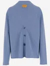 Guest In Residence Cashmere Cardigan In Blue
