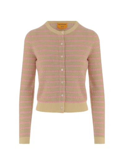 Guest In Residence Cashmere Cardigan In Pink