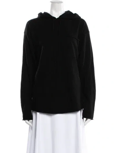 Pre-owned Guest In Residence Cashmere Crew Neck Sweater In Black