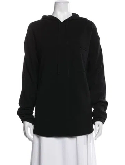 Pre-owned Guest In Residence Cashmere Crew Neck Sweater In Black
