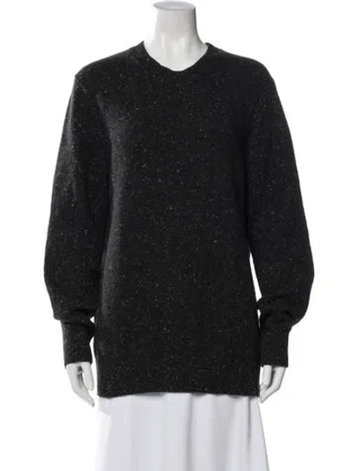 Pre-owned Guest In Residence Cashmere Crew Neck Sweater In Gray