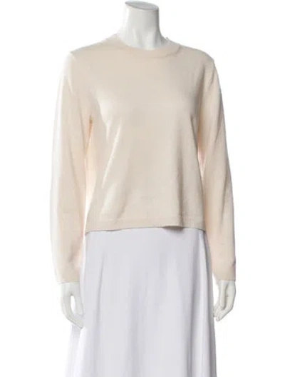Pre-owned Guest In Residence Cashmere Crew Neck Sweater In Neutral