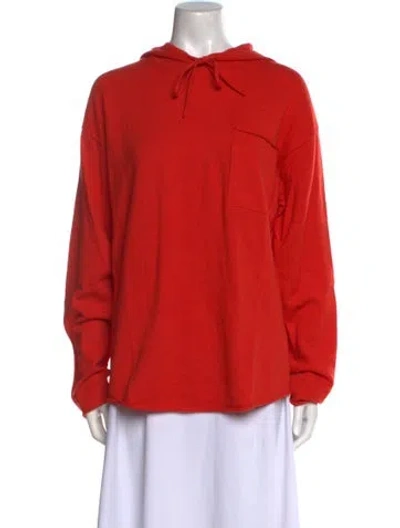 Pre-owned Guest In Residence Cashmere Crew Neck Sweater In Orange