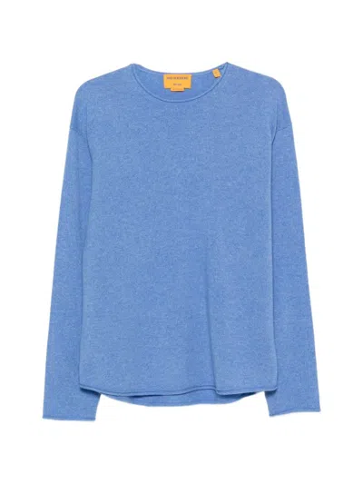 Guest In Residence Cashmere Crewneck Sweater In Blue