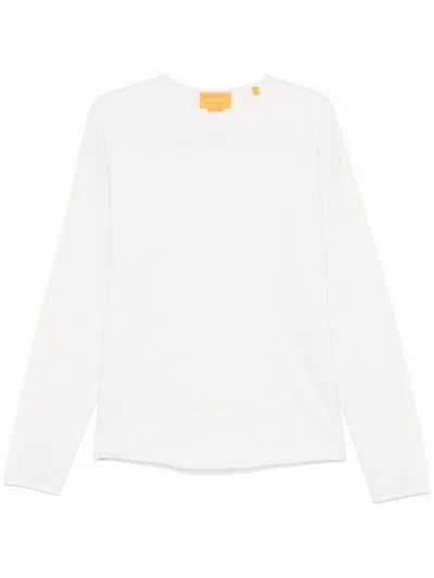 Guest In Residence Cashmere Crewneck Sweater In White