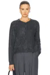 Guest In Residence Grizzly Cashmere Cardigan In Charcoal